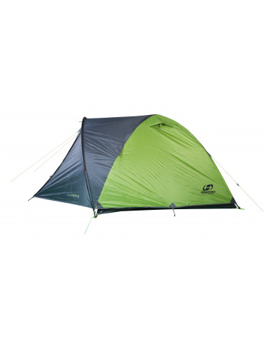 Camping tent HOVER 3 spring green/cloudy gray
