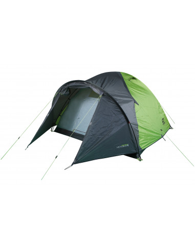 Kempinga telts HOVER 4 pavasara zaļš/mākoņu pelēks