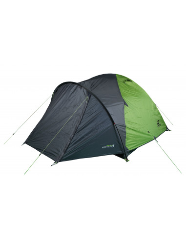 Kempinga telts HOVER 4 pavasara zaļš/mākoņu pelēks