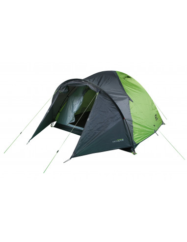 Camping tent HOVER 4 spring green/cloudy gray