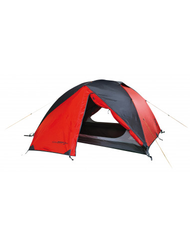 Camping tent COVERT 2 WS mandarin red/dark shadow