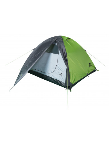 Camping tent TYCOON 3 spring green/cloudy gray