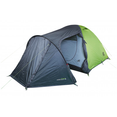 Camping tent ARRANT 4 spring green/cloudy gray