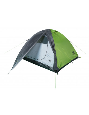 Camping tent TYCOON 4 spring green/cloudy gray