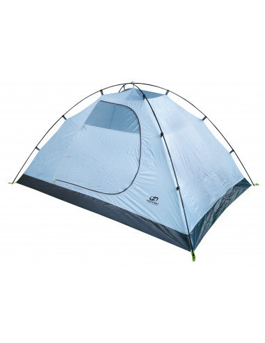 Camping tent TYCOON 4 spring green/cloudy gray