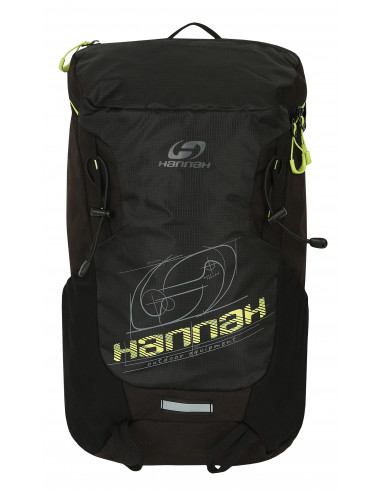 Uni camping backpack RAVEN 28 anthracite (lime green tp)