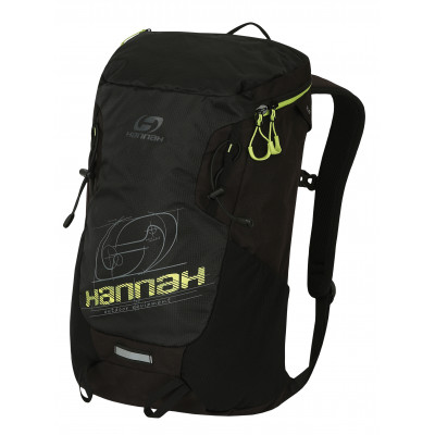 Uni camping backpack RAVEN 28 anthracite (lime green tp) 2
