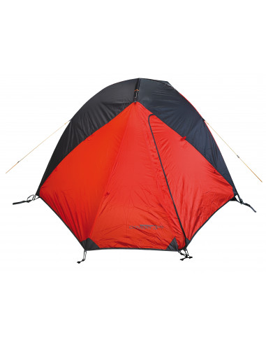 Camping tent COVERT 3 WS mandarin red/dark shadow