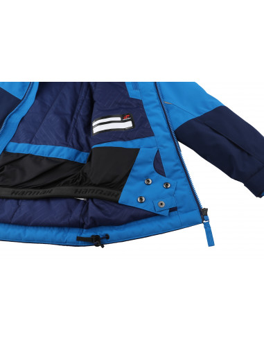 Kids insulated jacket KIGALI JR directoire blue/estate blue