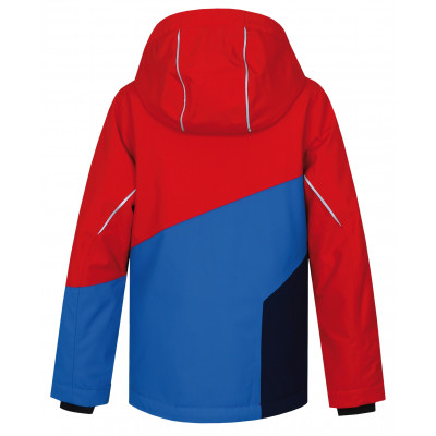 Kids insulated jacket KIGALI JR molten lava/directoire blue 2