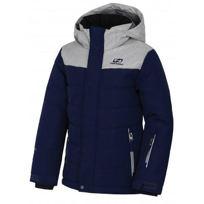 Kids insulated jacket KINAM JR II estate blue/light gray mel