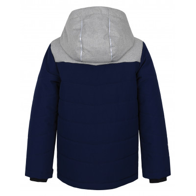 Kids insulated jacket KINAM JR II estate blue/light gray mel 2