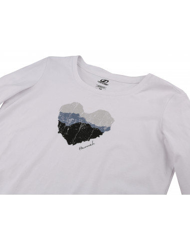 Ladies city T-shirt ILEN snow white