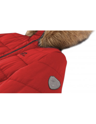 Ladies insulated city jacket MEX high risk red