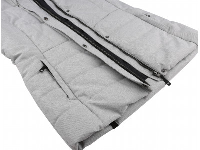 Ladies insulated city jacket OMAHA light gray mel
