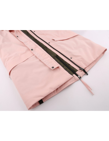 Ladies insulated city jacket SCALA seashell pink