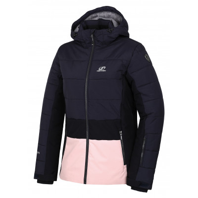 Ladies insulated snowsport jacket MARILYN blue nights/seashell pink