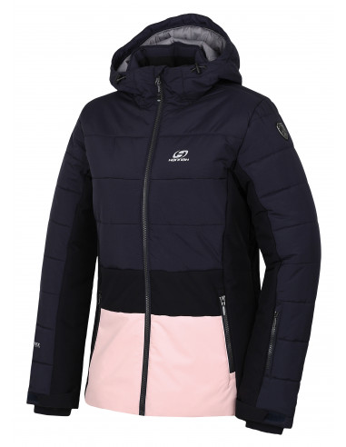 Ladies insulated snowsport jacket MARILYN blue nights/seashell pink