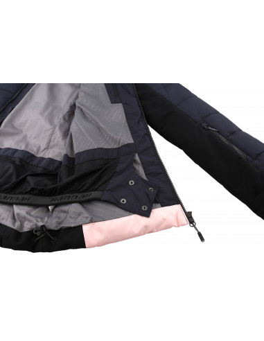 Ladies insulated snowsport jacket MARILYN blue nights/seashell pink