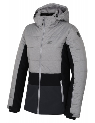 Ladies insulated snowsport jacket MARILYN drizzle/iron gate