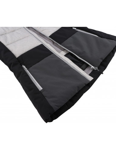 Ladies insulated snowsport jacket MARILYN drizzle/iron gate