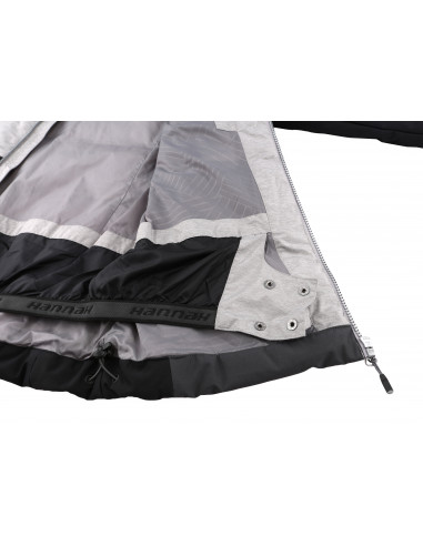 Ladies insulated snowsport jacket MARILYN drizzle/iron gate