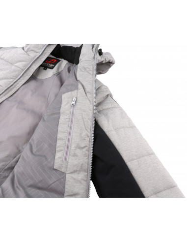 Ladies insulated snowsport jacket MARILYN drizzle/iron gate