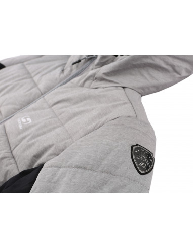 Ladies insulated snowsport jacket MARILYN drizzle/iron gate