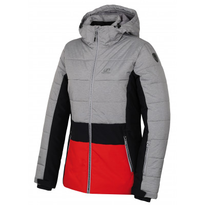 Ladies insulated snowsport jacket MARILYN drizzle/molten lava