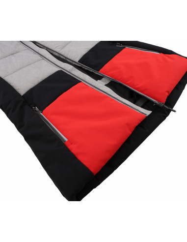 Ladies insulated snowsport jacket MARILYN drizzle/molten lava