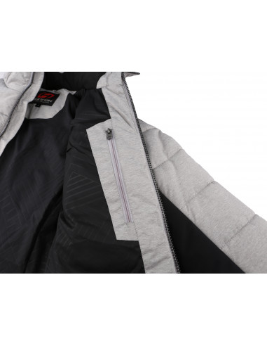 Ladies insulated snowsport jacket MARILYN drizzle/molten lava