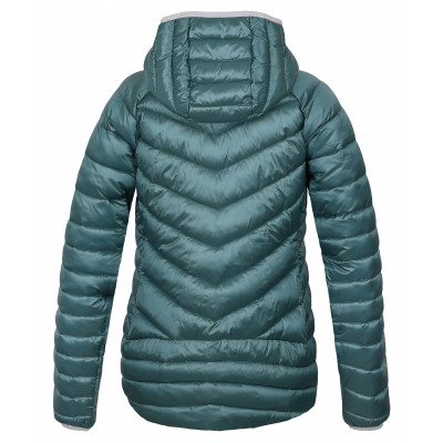 Ladies insulated trekking jacket DEBBY aqua stripe 2
