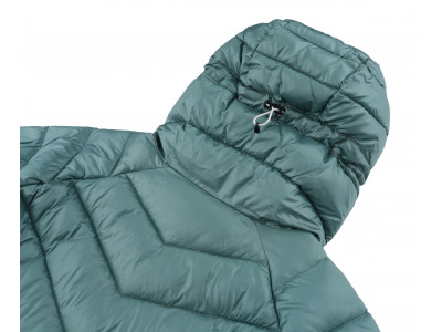 Ladies insulated trekking jacket DEBBY aqua stripe