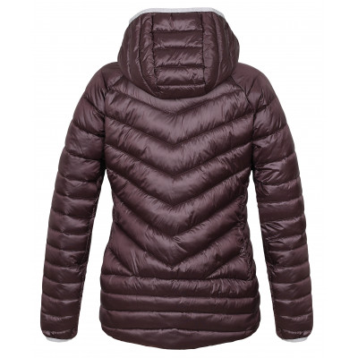 Ladies insulated trekking jacket DEBBY purple stripe 2