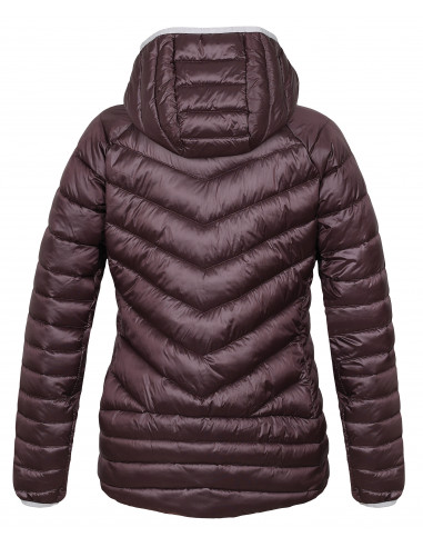 Ladies insulated trekking jacket DEBBY purple stripe