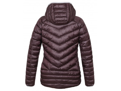 Ladies insulated trekking jacket DEBBY purple stripe