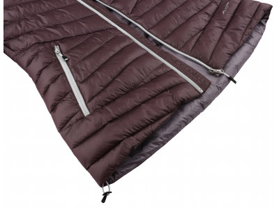 Ladies insulated trekking jacket DEBBY purple stripe