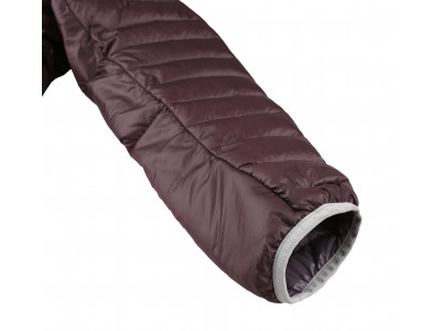 Ladies insulated trekking jacket DEBBY purple stripe