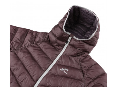 Ladies insulated trekking jacket DEBBY purple stripe