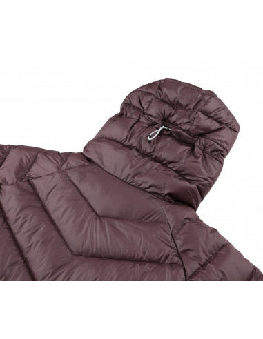 Ladies insulated trekking jacket DEBBY purple stripe