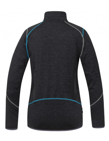 Ladies trekking midlayer DIERY dark gray mel