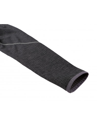 Ladies trekking midlayer DIERY dark gray mel