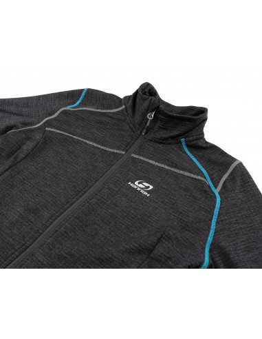 Ladies trekking midlayer DIERY dark gray mel