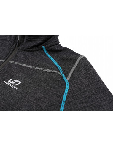 Ladies trekking midlayer DIERY dark gray mel