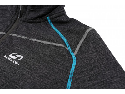 Ladies trekking midlayer DIERY dark gray mel