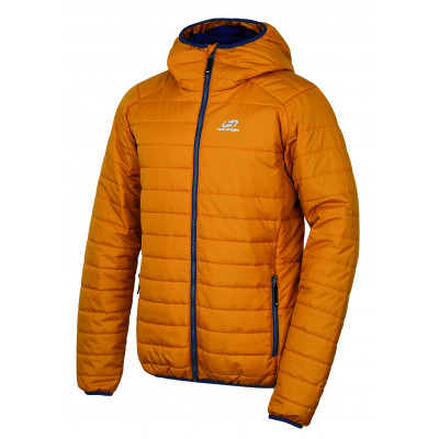 Mens insulated city jacket EDISON golden yellow