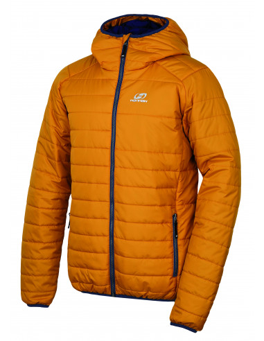 Mens insulated city jacket EDISON golden yellow