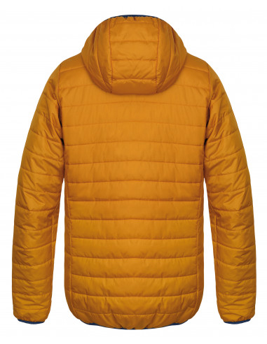 Mens insulated city jacket EDISON golden yellow