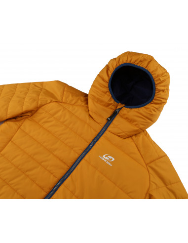 Mens insulated city jacket EDISON golden yellow