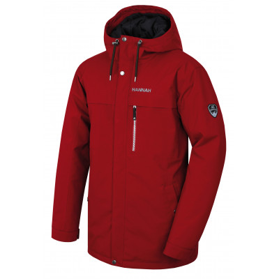 Mens insulated city jacket FRANK sun-dried tomato